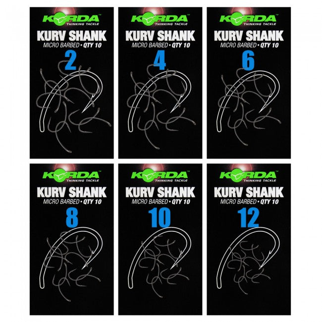 Korda Kurv Shank Hooks - Vale Royal Angling Centre