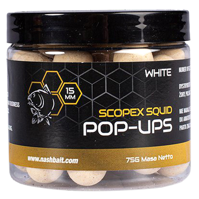 Nash Scopex Squid Pop Ups White