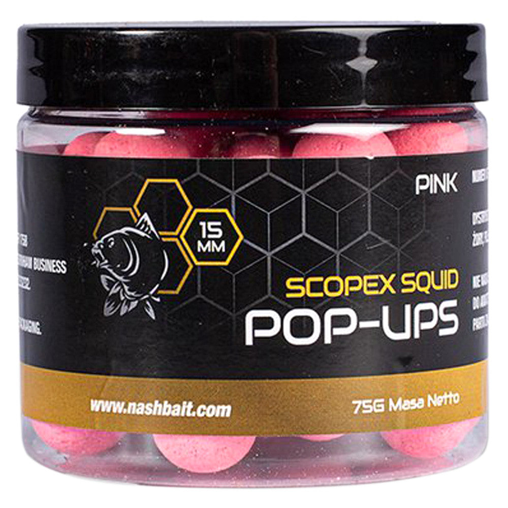 Nash Scopex Squid Pop Ups Pink