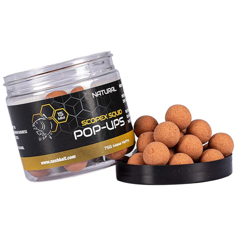 Nash Scopex Squid Pop Ups Natural