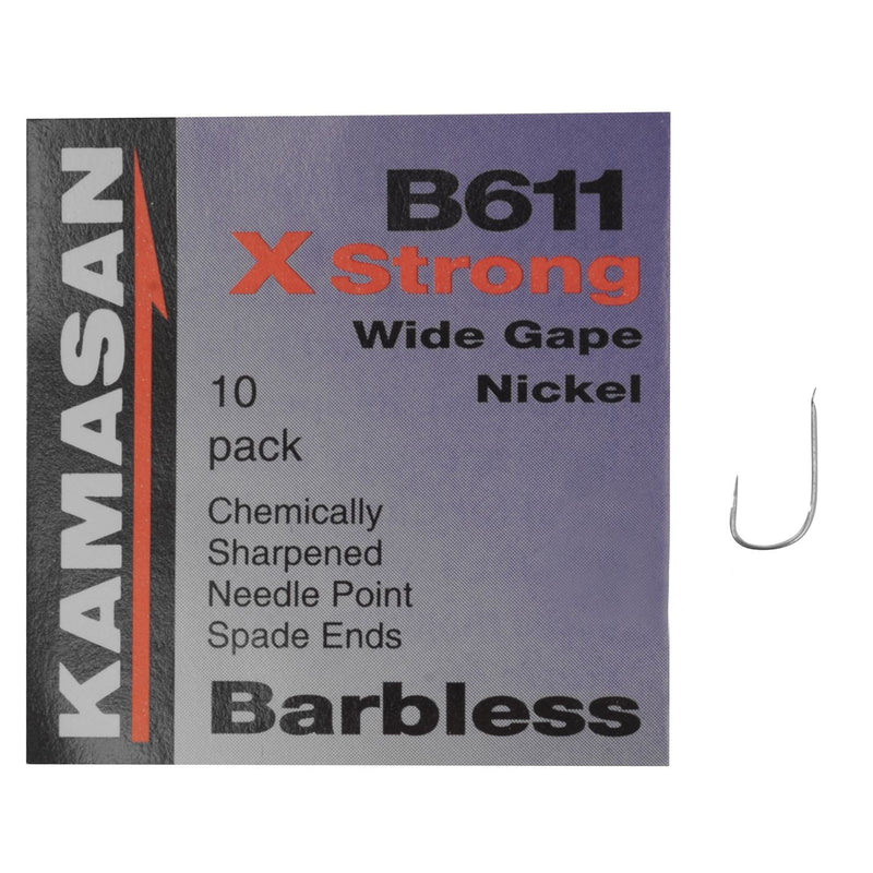 Kamasan B611 Barbless Hooks - Vale Royal Angling Centre