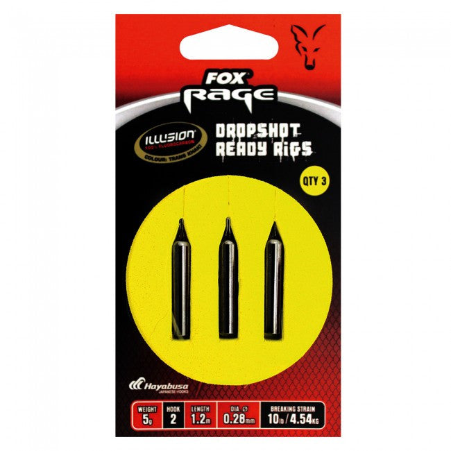 Fox Rage Dropshot Ready Rigs - Vale Royal Angling Centre