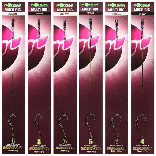 Korda Ready Tied Multi Rig - Vale Royal Angling Centre